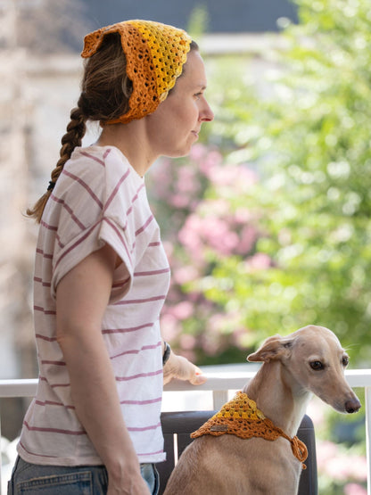 Bandana de crochet NURA