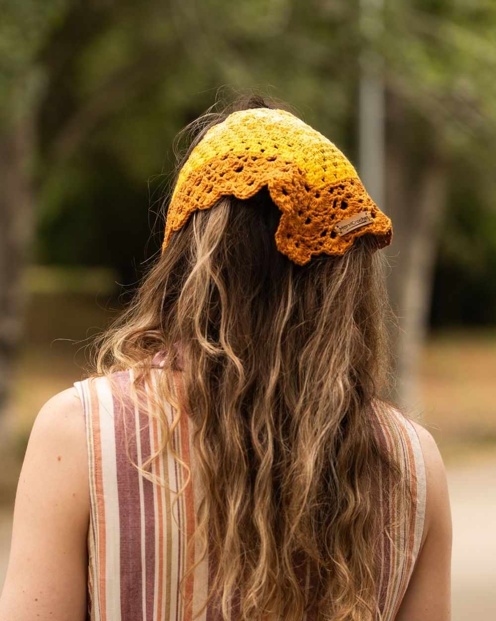 Bandana de crochet NURA