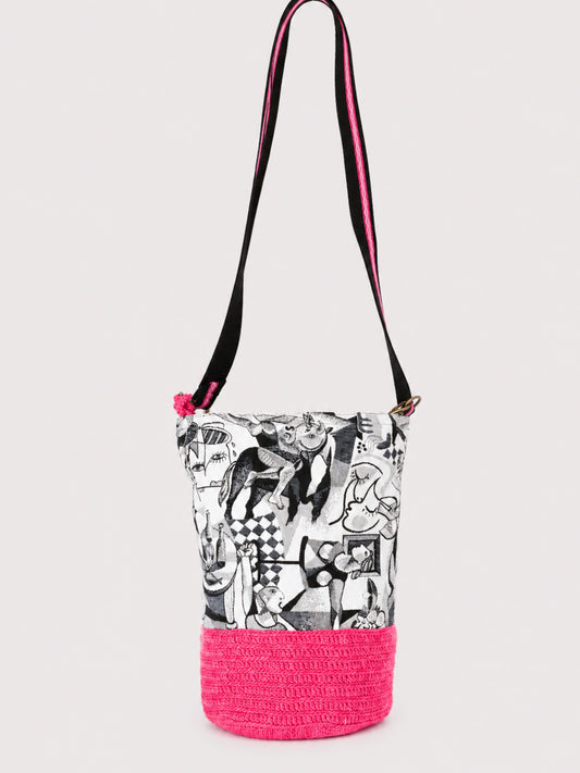 Bolso de Crochet y tejido Jacquard ÉBONY