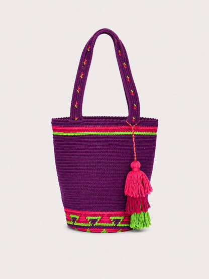 Bolso Tote de Crochet LUNA