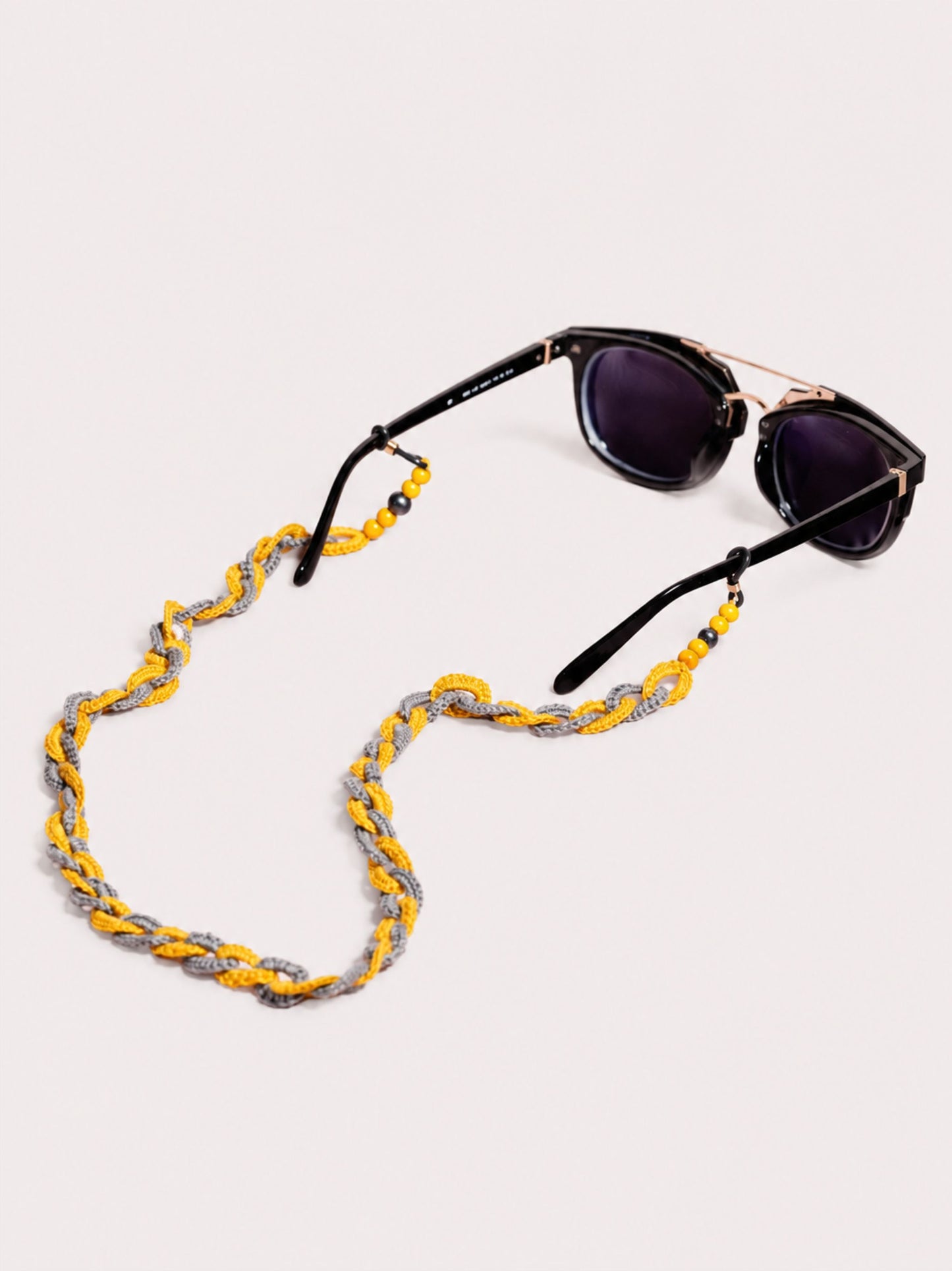Cadena de gafas de crochet MOD