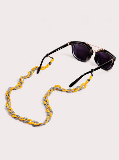 Cadena de gafas de crochet MOD