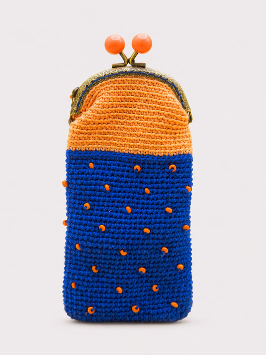 Funda de gafas de crochet BICOLOR