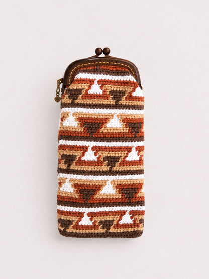 Funda de gafas de crochet ÉTNICA