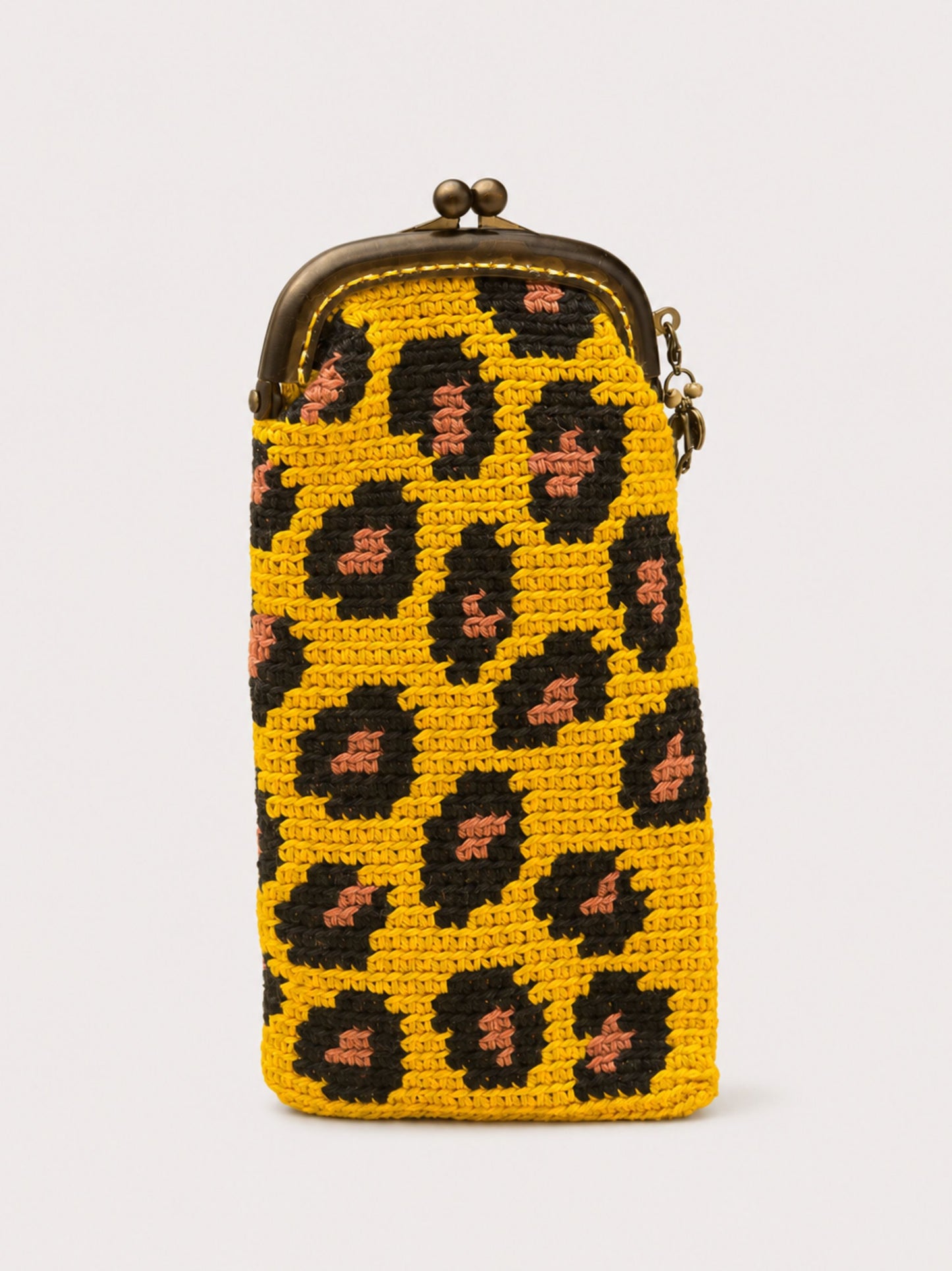 Funda de gafas de crochet LEOPARDO.
