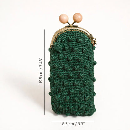 Funda de gafas de crochet PERLA