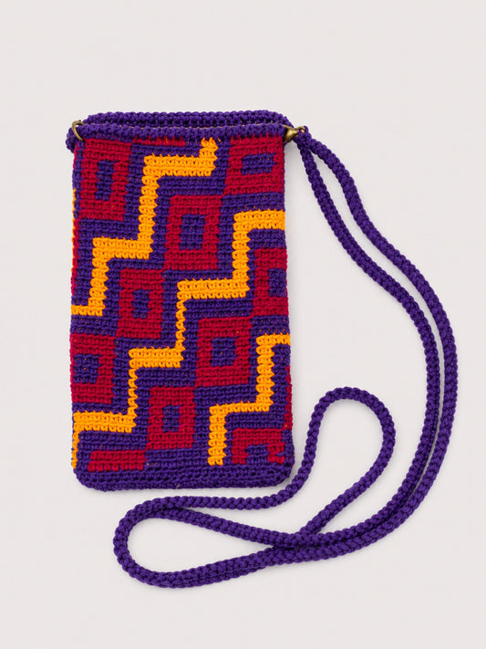Funda de Crochet para móvil TRAMA