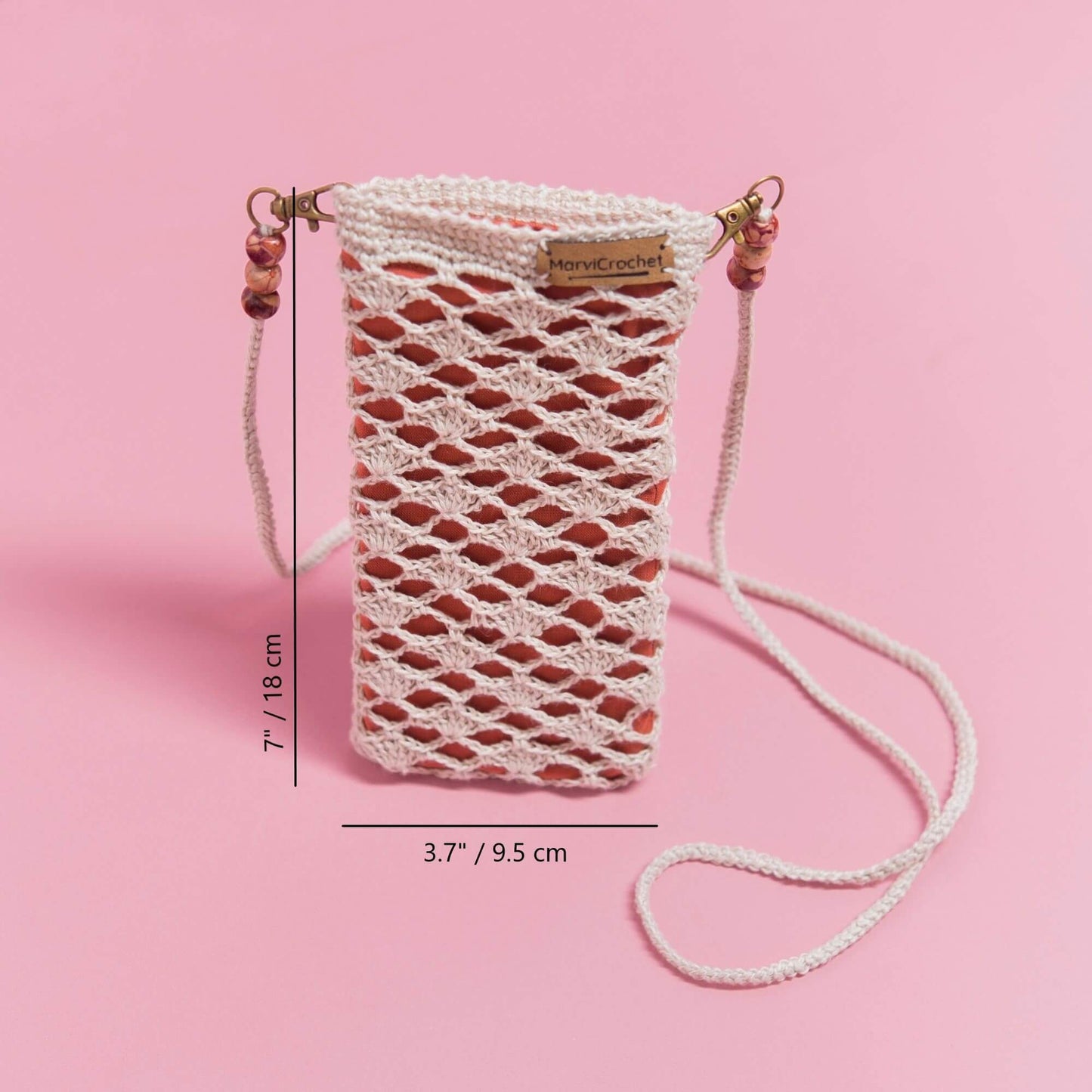 Funda de crochet para móvil ARENA