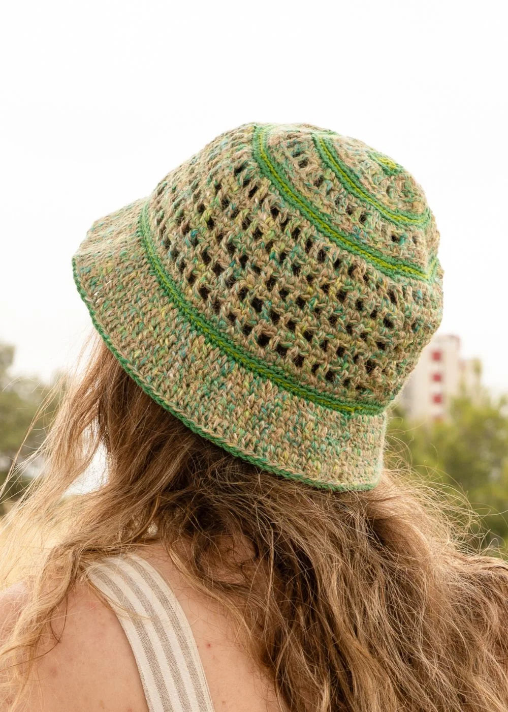 Sombrero de crochet mujer ALOE| Gorro Verano MarviCrochet