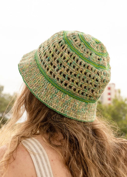 Sombrero de crochet mujer ALOE| Gorro Verano MarviCrochet