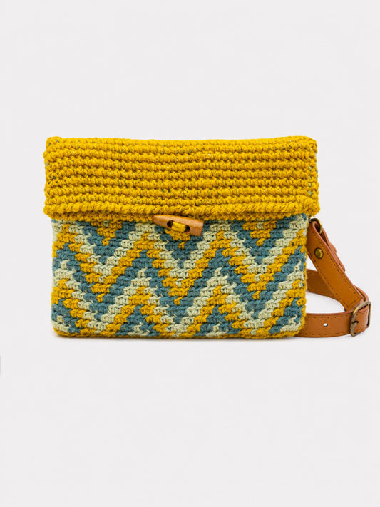 Mini Riñonera de Crochet ONA