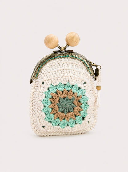 Monedero de crochet IBIZA.