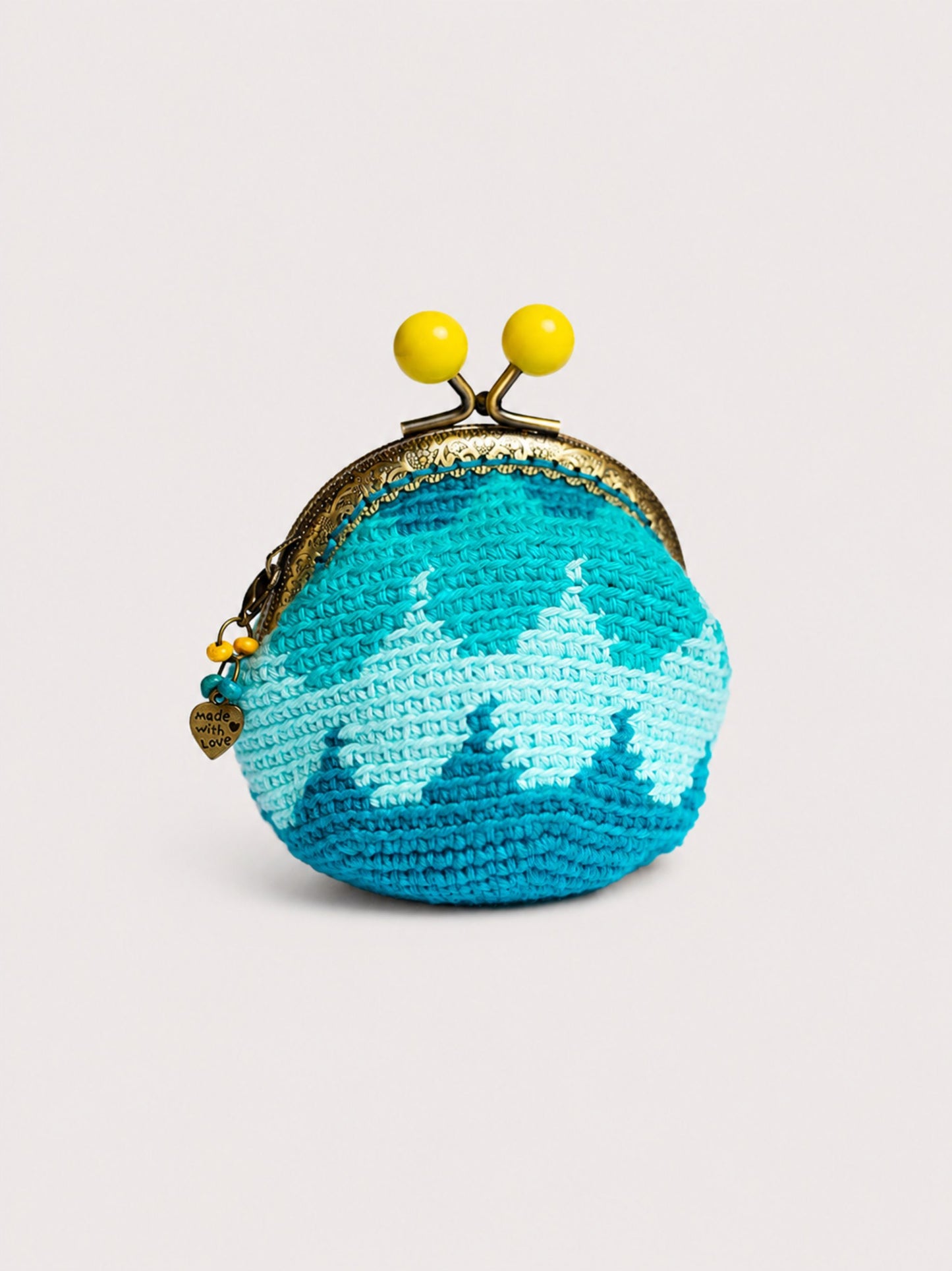 Monedero de crochet OLAS